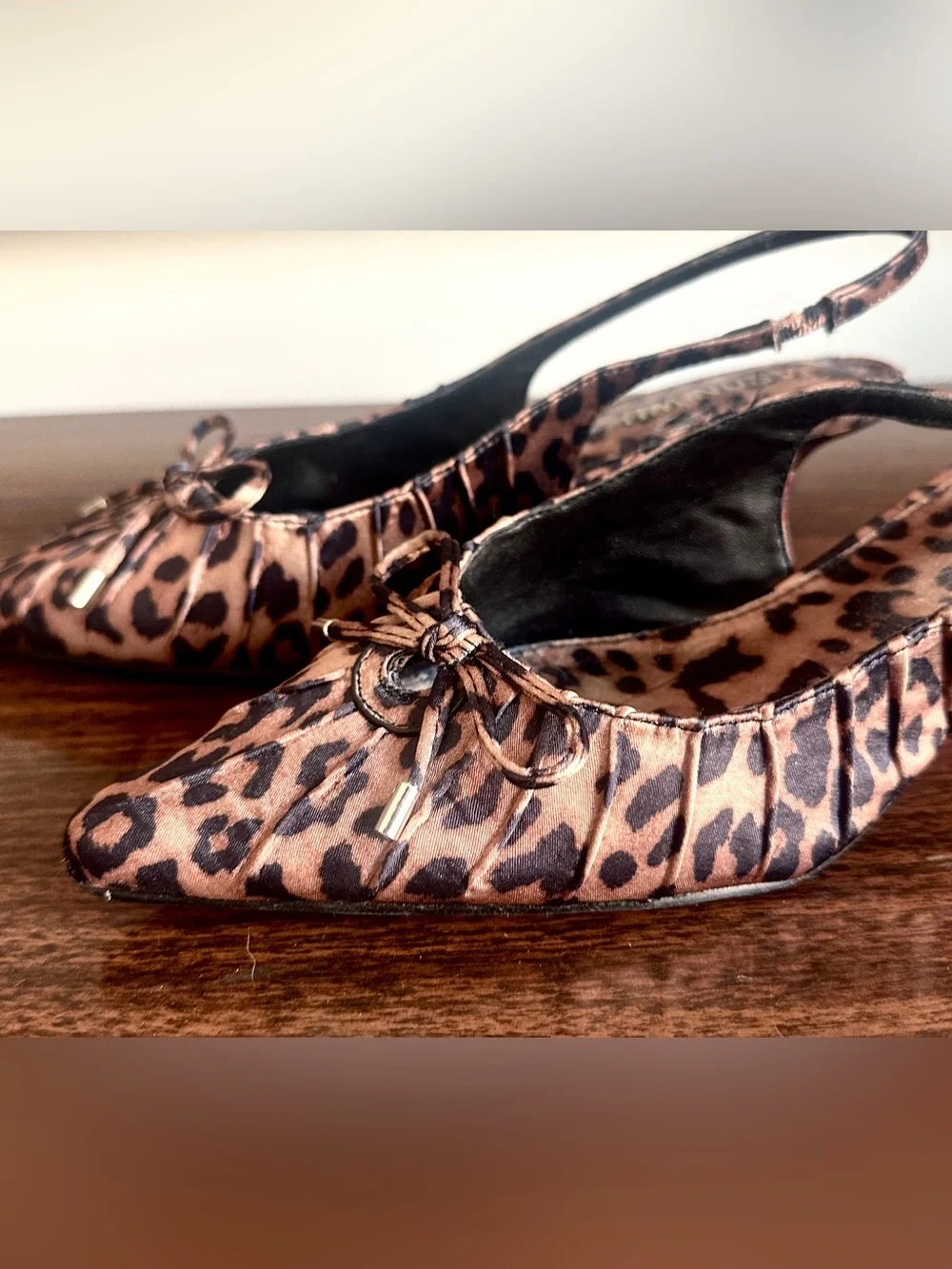 Jason Wu Leopard Slingback Kitten Heels